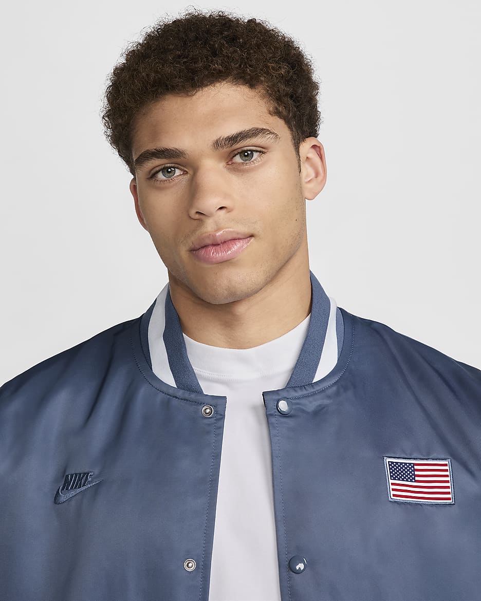 USA Dugout Men's Nike Breaking Satin Jacket